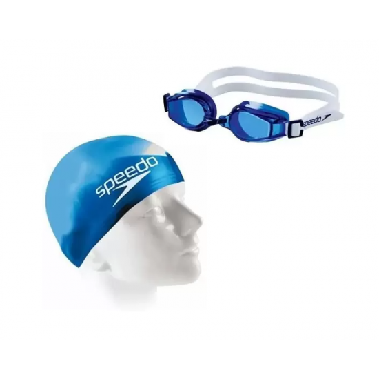 KIT SPEEDO JR SWIM - AZUL